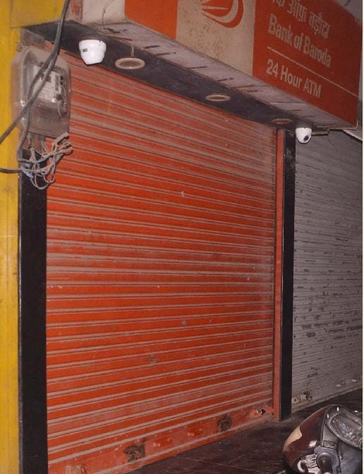 ATM shutter locked if the rent was not received