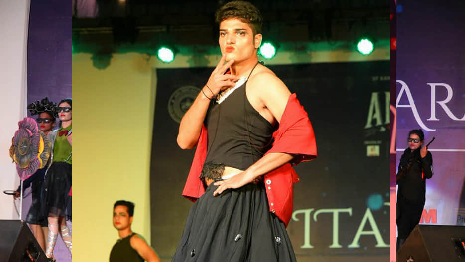European models get burnt on ramps at iit kanpur fashion show