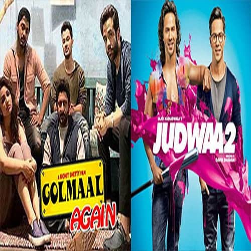  Golmaal Again Beats Judwaa 2 and Become second Highest Grossing Film Of 2017