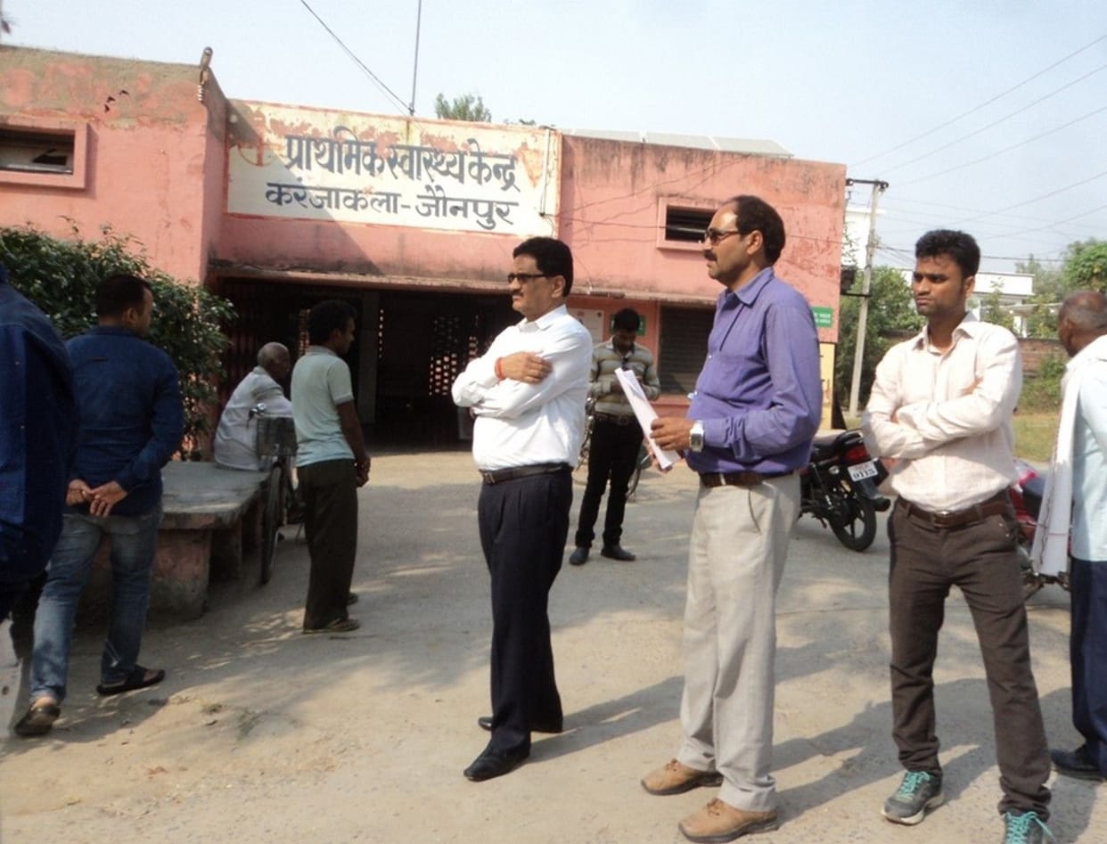 सीएमओ ने किया निरीक्षण