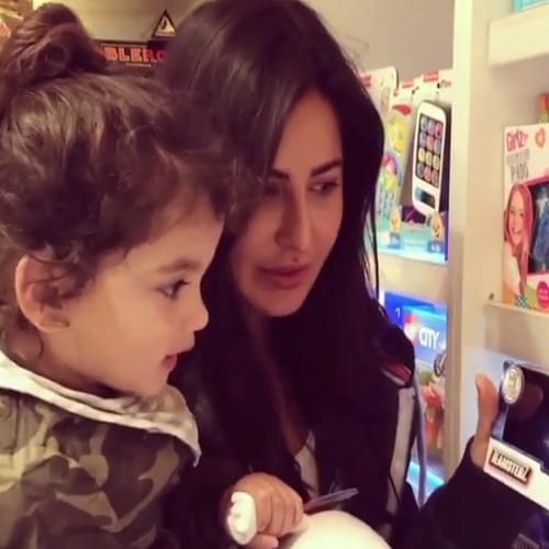 Bollywood actress Katrina Kaif shopping video with baby goes viral on internet 