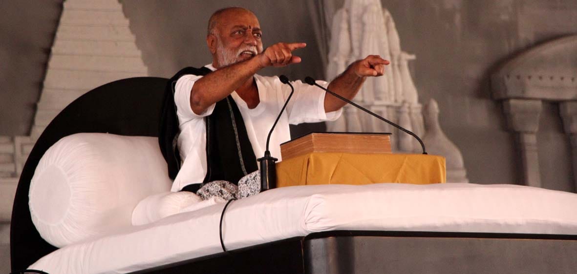 Morari Bapu appeal to save Ganga and daughter