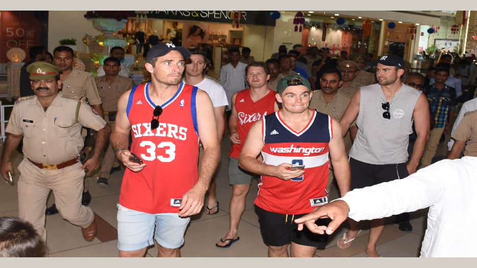 Newzealand player did shopping from this mall of kanpur