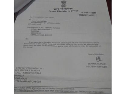 pmo order not obeying in uttarakhand
