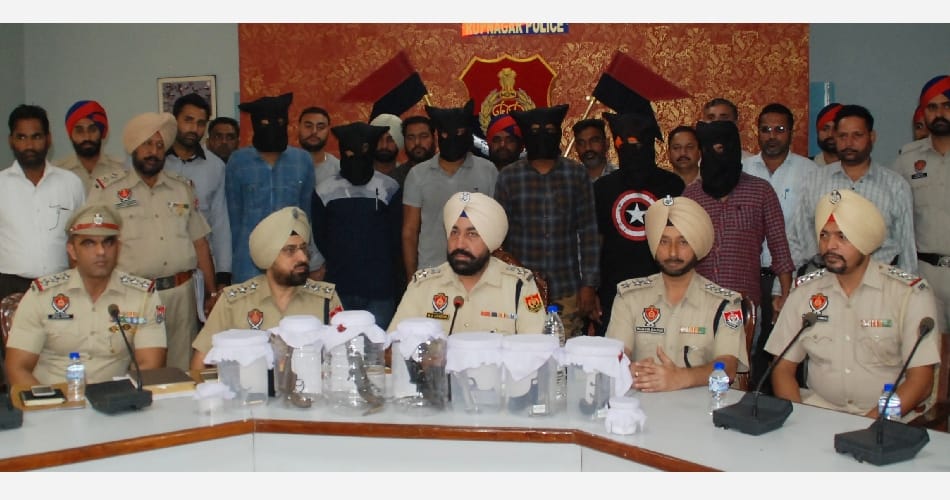 6 gangsters arrested after encounter in Ropar