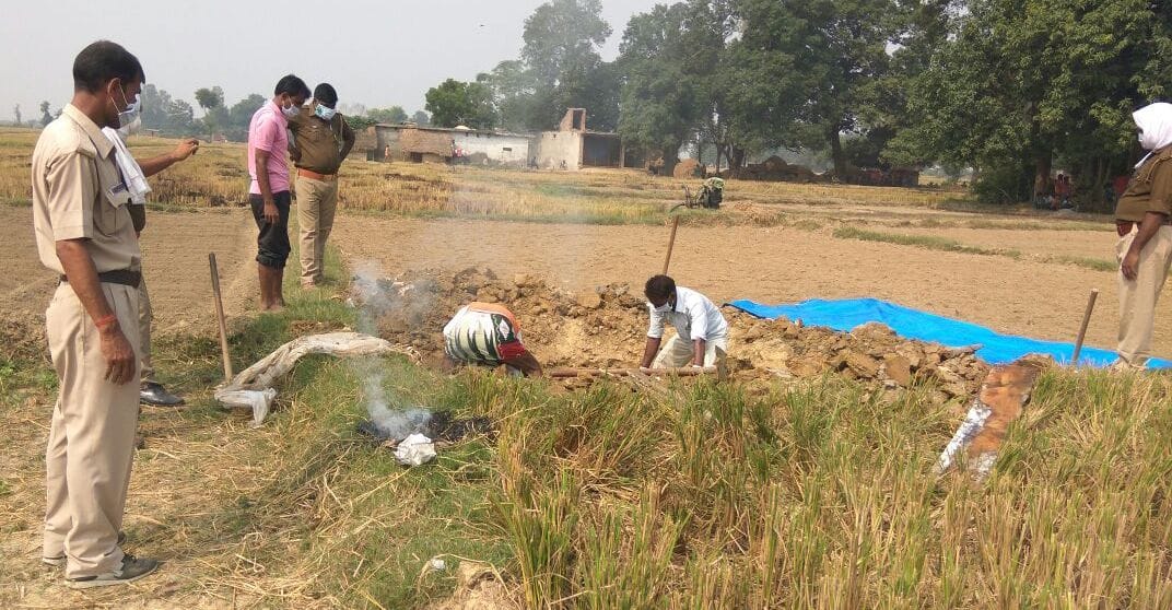 Two months later, the body of the man who was released from the grave