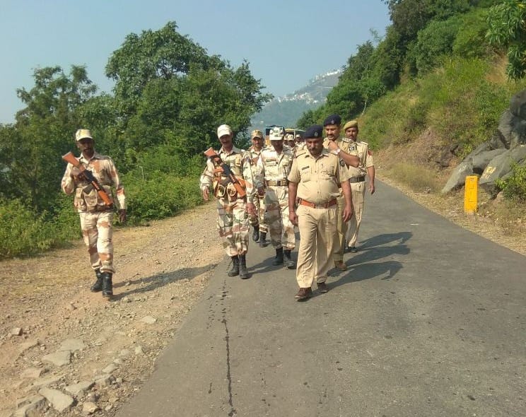 नयना देवी में 45 किलोमीटर पंजाब सीमा पर चौकसी बढ़ी