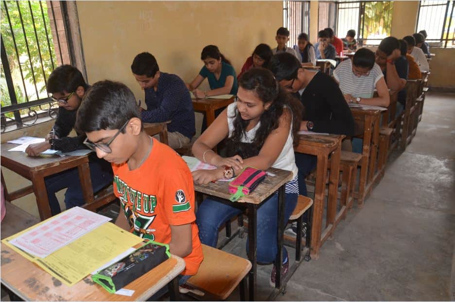 photos of Atul Maheswari Scholarship Examination in Jammu