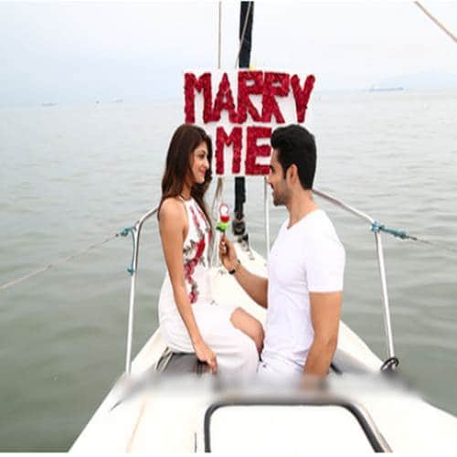 TV Actor Abhishek Bajaj Goes Down On Knees and Proposed Girlfriend Akanksha Jindal  To Marriage