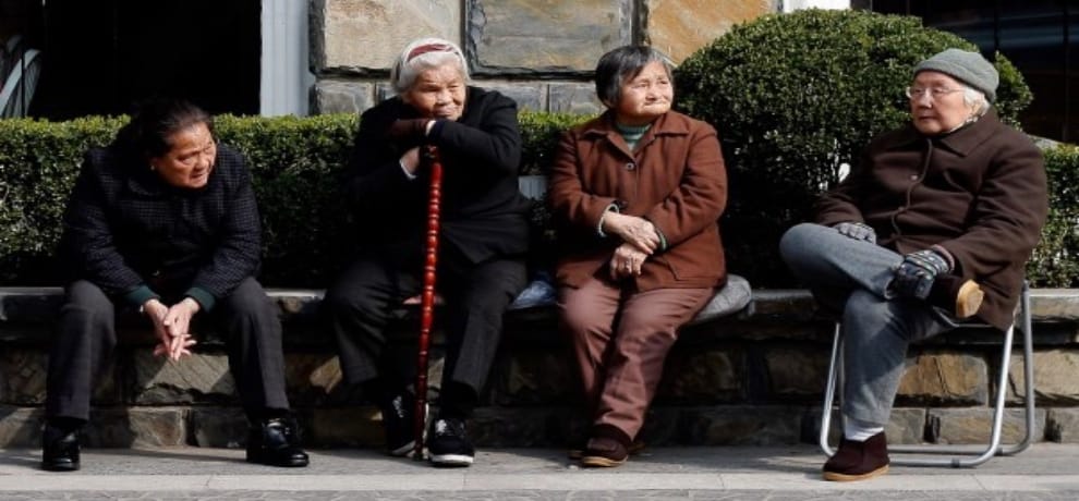 in the next three decades, China is rapidly becoming a hyper-aged society