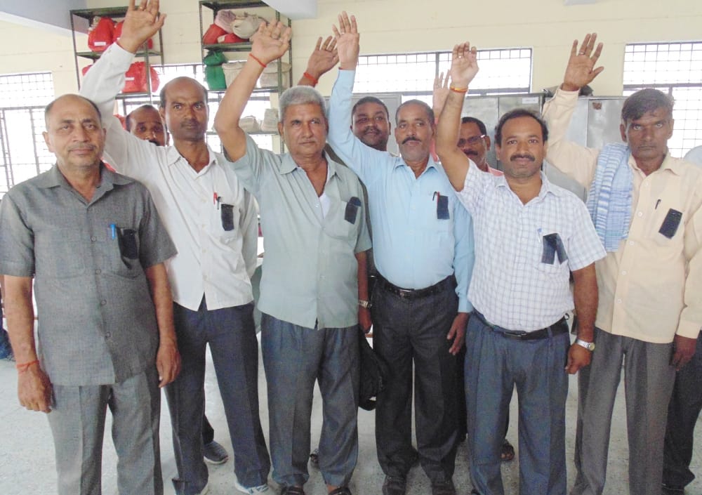 Constable Amin's protest against black bars