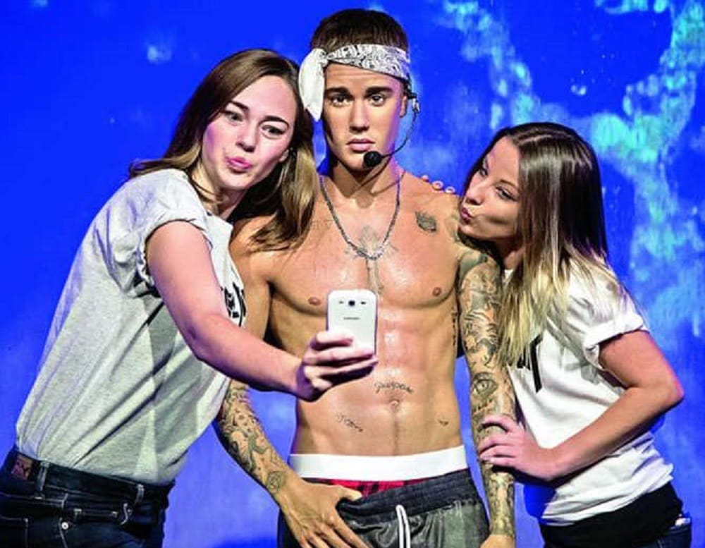 Madame Tussauds unveils Grammy award winning singer Justin Bieber wax statue in Delhi