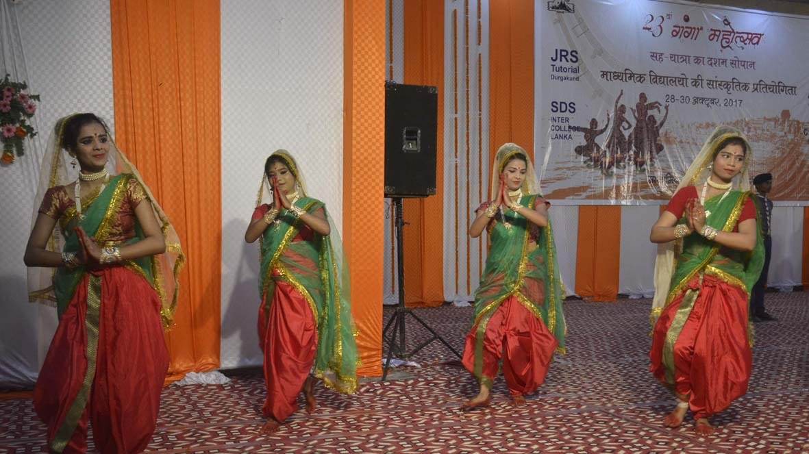 see the photos of ganga mahotsav first day celebration