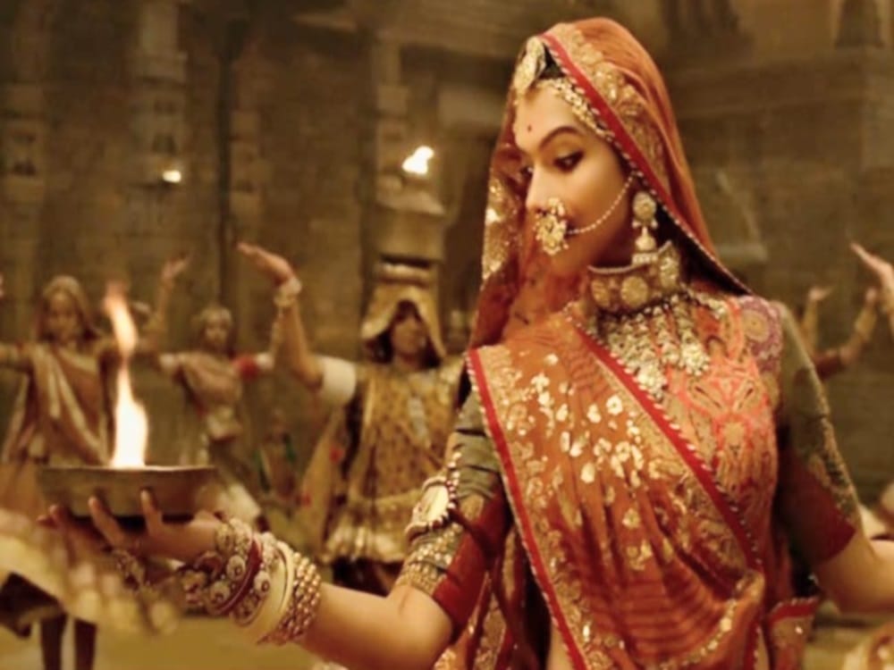 Ghoomar Song is being played in a wedding ceremony