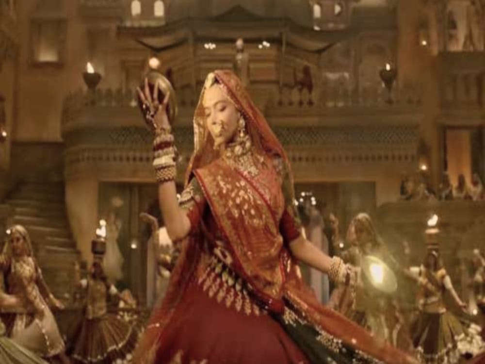Ghoomar Song is being played in a wedding ceremony