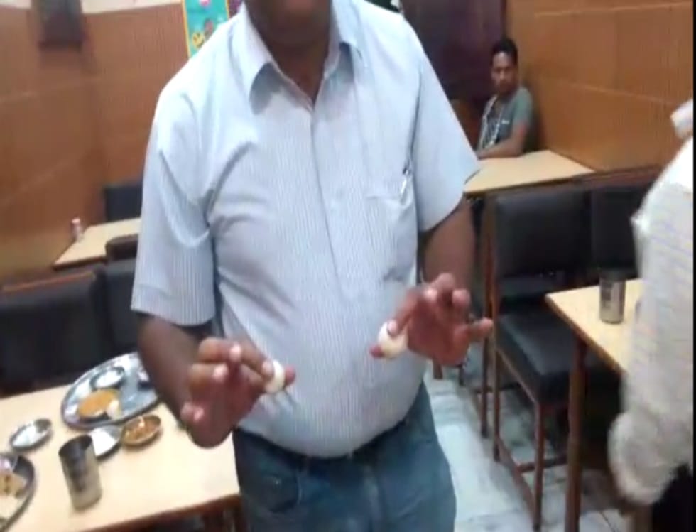 plastic rice in dehradun restaurant video viral