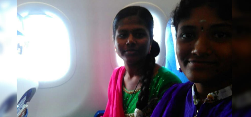 in chennai teacher booked plane tickets for her two stuents after they scored in board