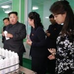 Kim Jong Un appearance with wife at makeup factory in North Korea