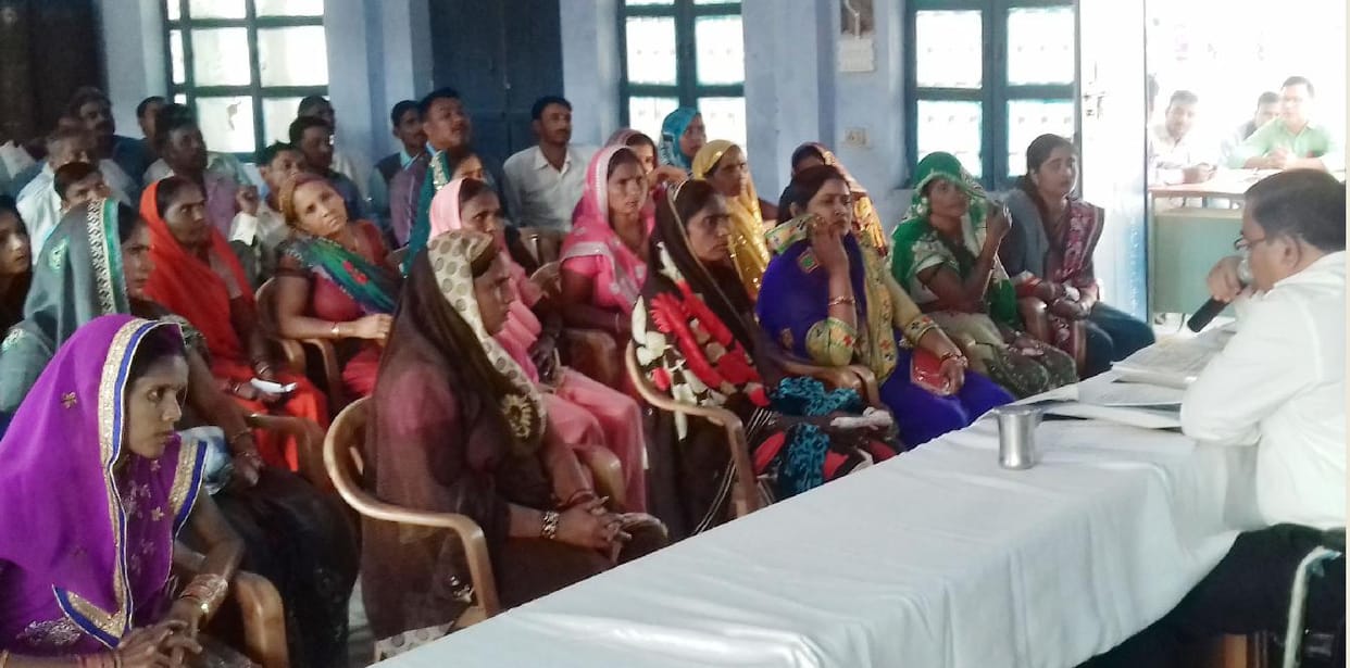 Barkhedha block chief Anita Rana's chair also slipped