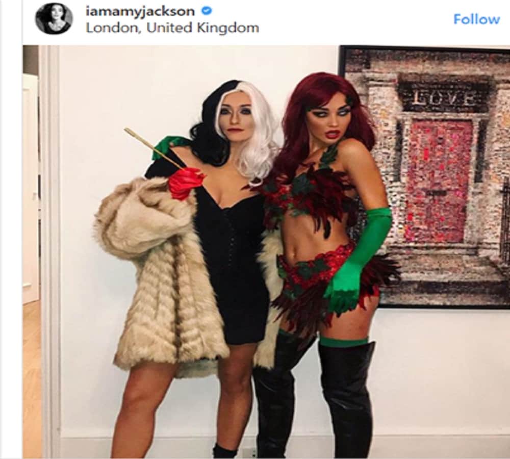 actress amy jackson shared her halloween pics on insta account 