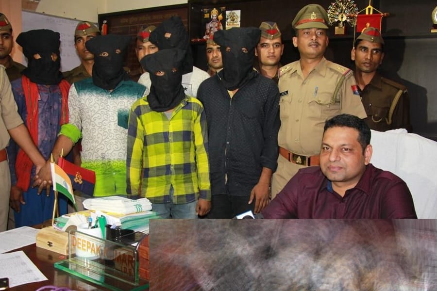 Police arrested bikers gang in Lucknow.