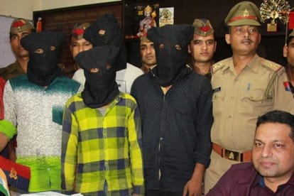 Police arrested bikers gang in Lucknow.