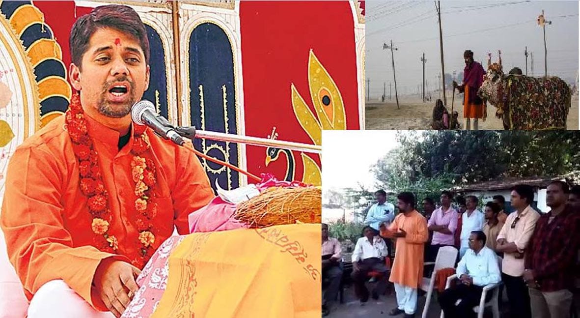 mohammad faiz khan save cow yatra reach varanasi