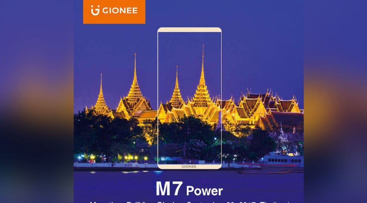 Gionee M7 Power likely to be launched in India on November 2nd