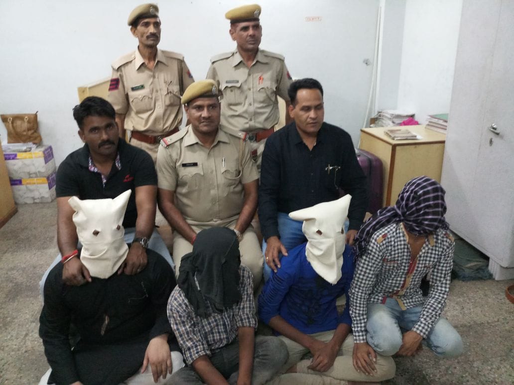 4 robbers are arrested in ajmer rajasthan