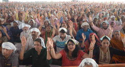 Last day of ram katha of morari bapu in varanasi