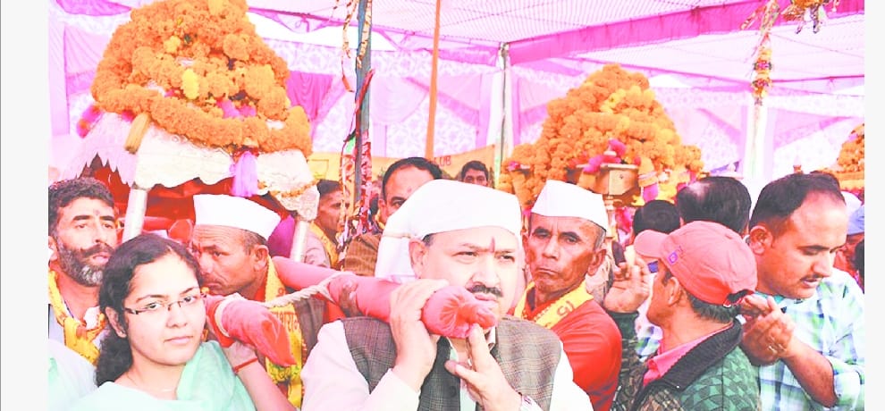 renuka mela utsav started with shobha yatra