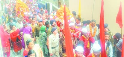 renuka mela utsav started with shobha yatra