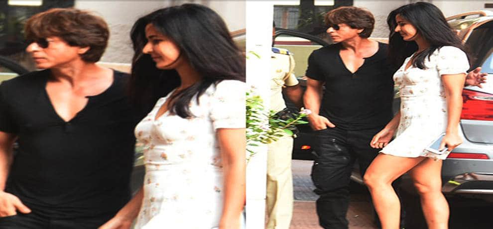 Katrina Kaif spotted with Shahrukh Khan in Mumbai, see pics
