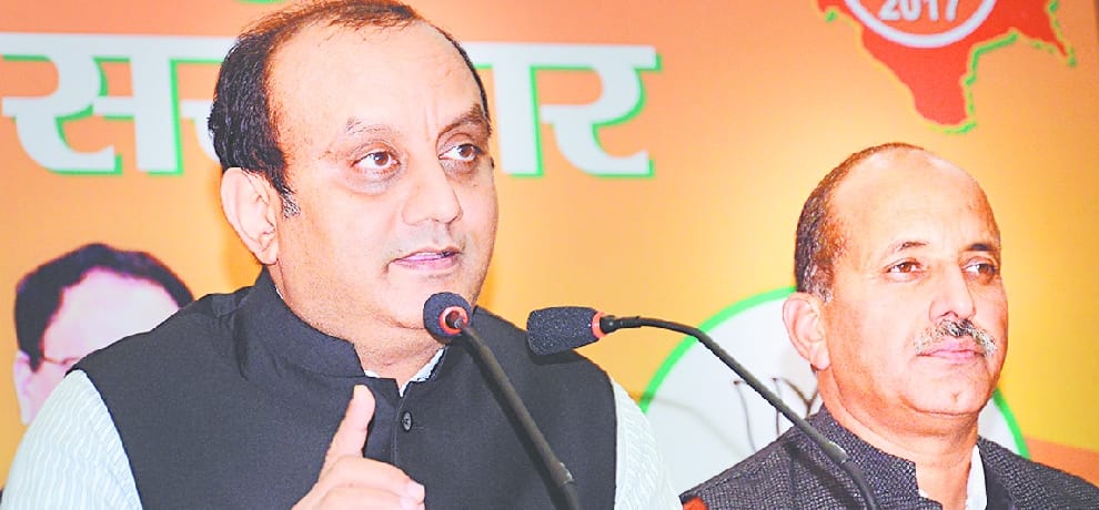 himachal assembly election bjp national spokesman sudhanshu trivedi pc in shimla