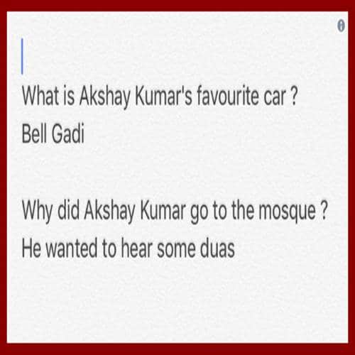 Akshay Kumars wife Twinkle makes fun of comedian Mallika du and his father Vinod dua