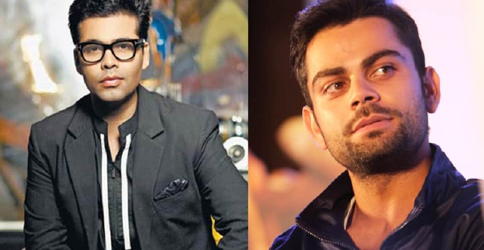 Karan Johar wants to sign a film with Virat Kohli after seeing his Manyawar advertisement  