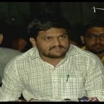  पाटीदार आंदोलन के नेता हार्दिक पटेल