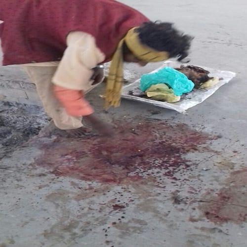 In cremation grounds, tantric actions are being done on worries, see photos