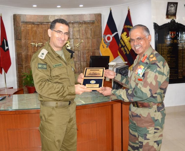 Major General of Israel visited Udhampur garrison