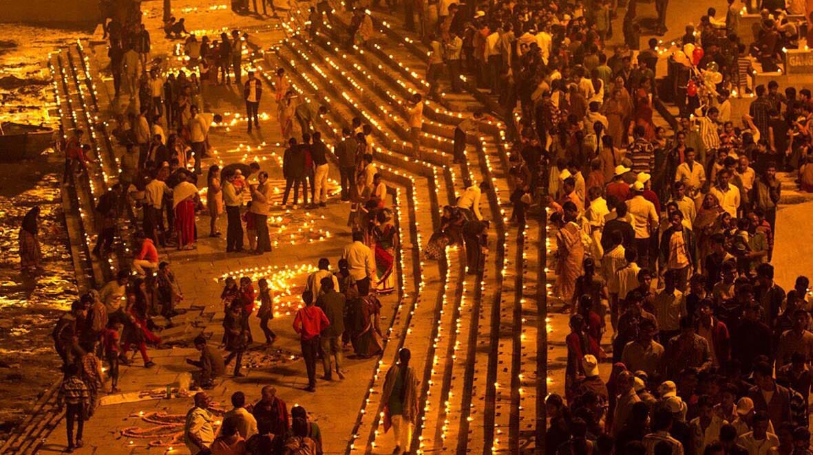 vivid types of event on dev deepawali in varanasi
