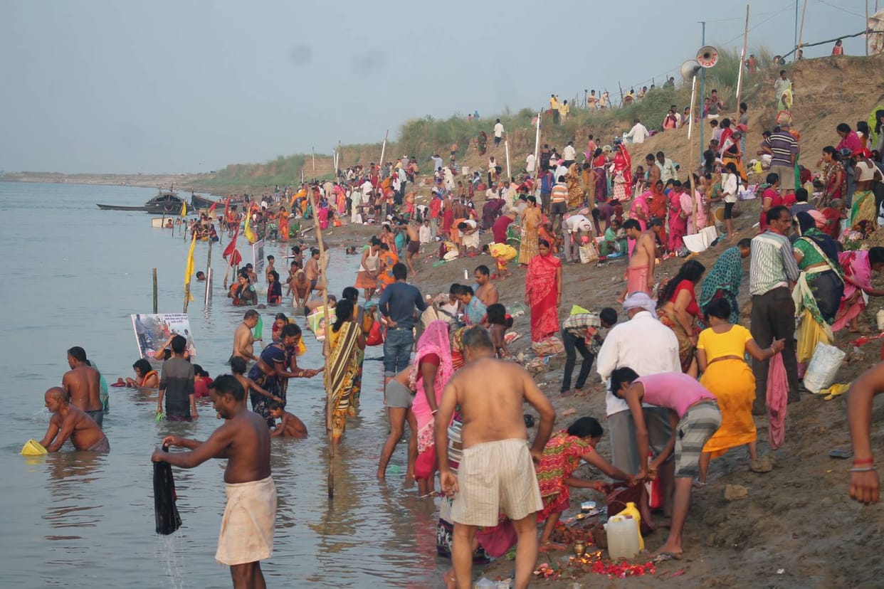 Dip of faith on Ekadashi