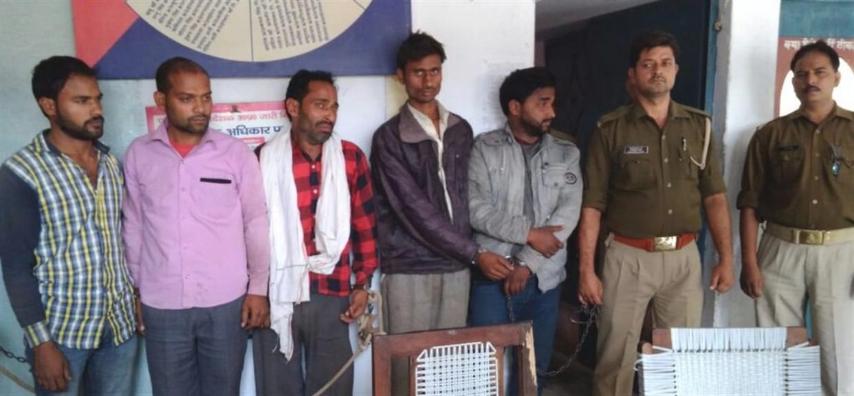  Five accused arrested for road handling