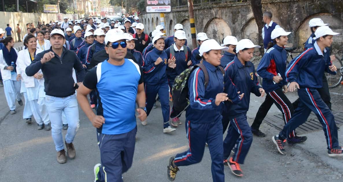 run for unity photos in dehradun    