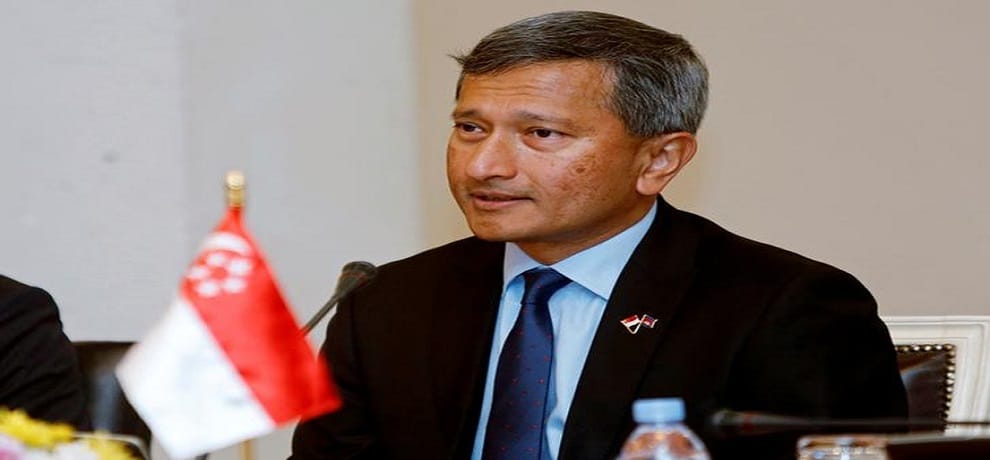 Singapore Foreign Minister Vivian Balakrishnan will visit New Delhi on Tuesday