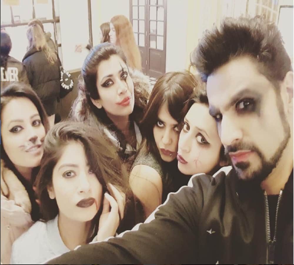 serial Yeh Hai Mohabbatein's star cast in halloween party, they are looked like spookiest