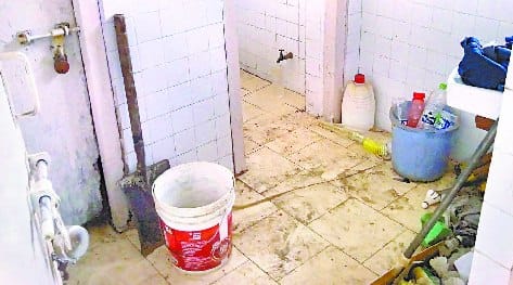 Toilet is official ... it is forbidden to drink more water