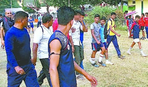 Sports stadium tampered, fiercely beaten student