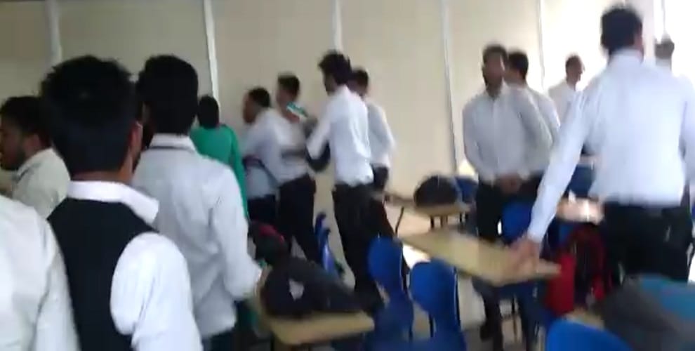Student who came to take law exam asked for admit card from teachers angry students beat him up
