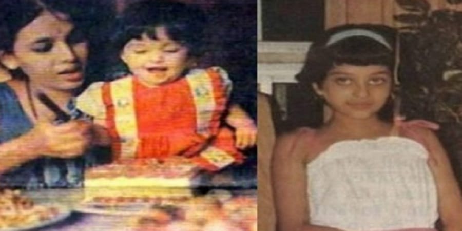 see the unseen childhood pics of Bollywood actress Aishwarya Rai Bachchan on her birthday 