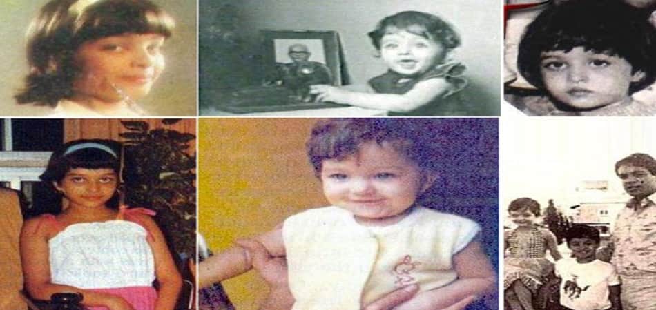 see the unseen childhood pics of Bollywood actress Aishwarya Rai Bachchan on her birthday 